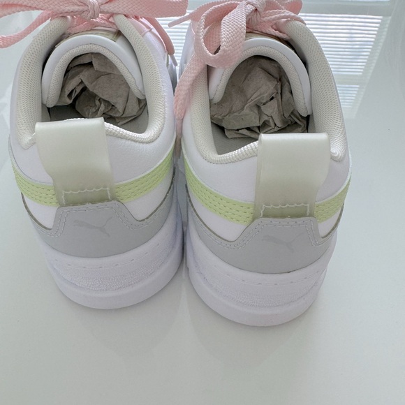 Women’s, Puma Mayze, leather, pastel colors, platform sneakers - Picture 4 of 6